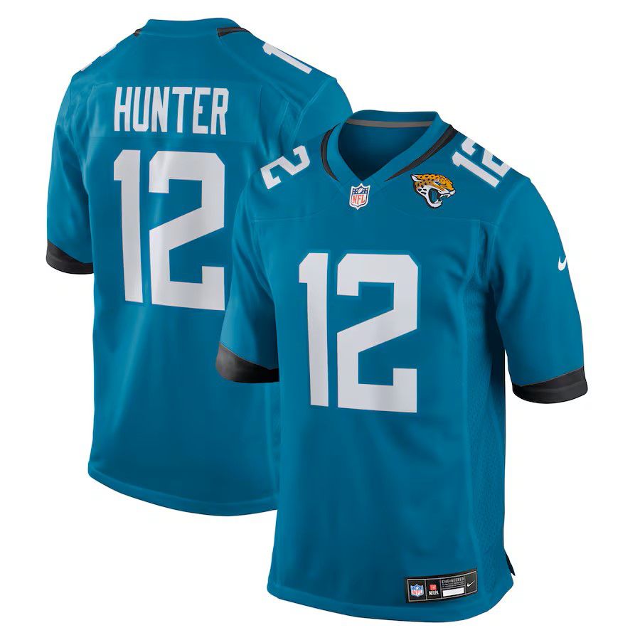 Men Jacksonville Jaguars #12 Travis Hunter Green Nike 2025 NFL Draft First Round Pick Game Jersey->jacksonville jaguars->NFL Jersey